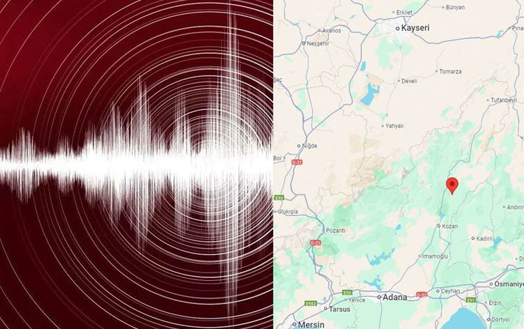 Adana'da birer dakika arayla üç deprem