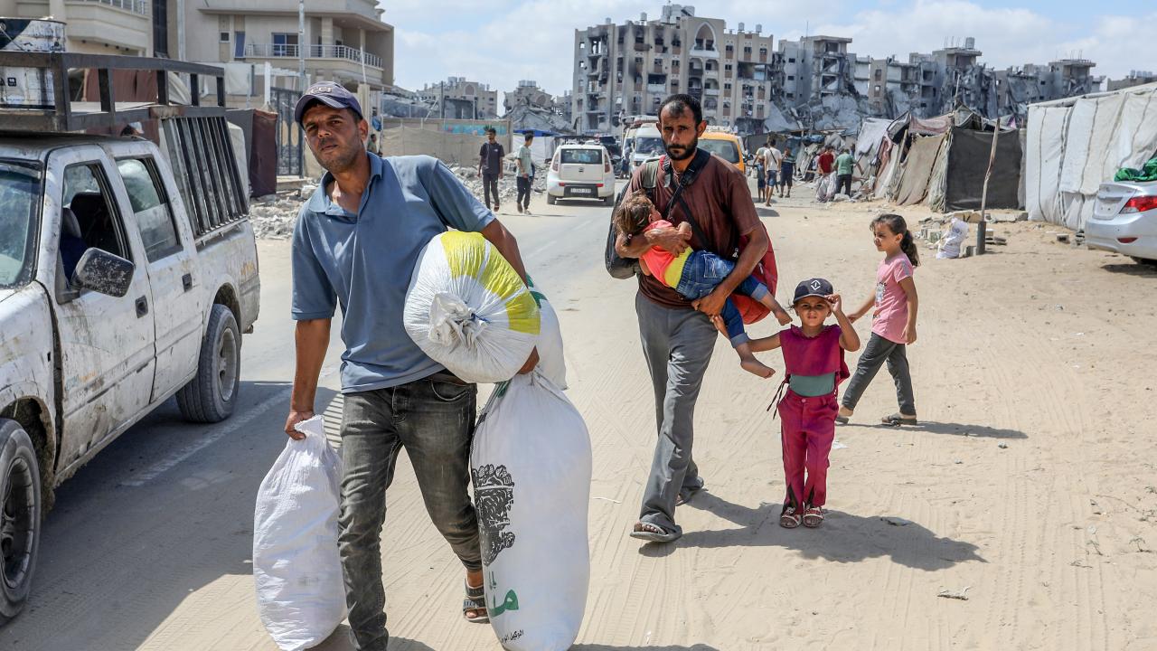 UNRWA: İsrail'in tahliye kararı sonrası 75 binden fazla Filistinli göç etti