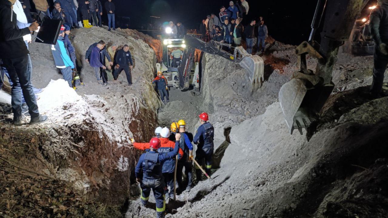 Amasya'da göçük: 2 işçi hayatını kaybetti