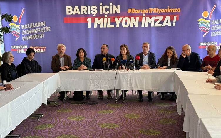 HDK, ‘Barış için 1 milyon imza’ kampanyası başlattı