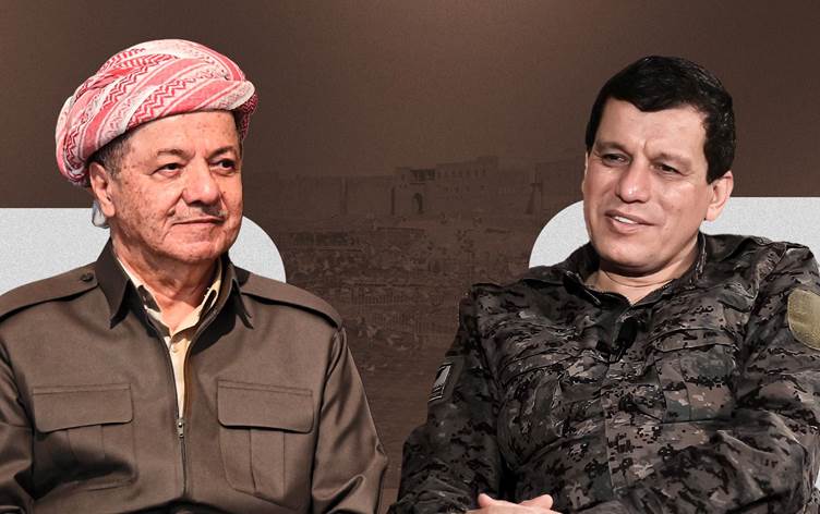 Başkan Mesud Barzani ile Mazlum Abdi bir araya geldi