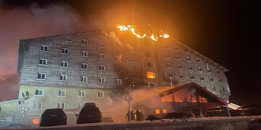 Kartalkaya'da otel yangını!:10 ölü, 32 yaralı