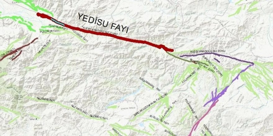 "Yedisu fayı 7,2 büyüklüğünde deprem üretebilir"