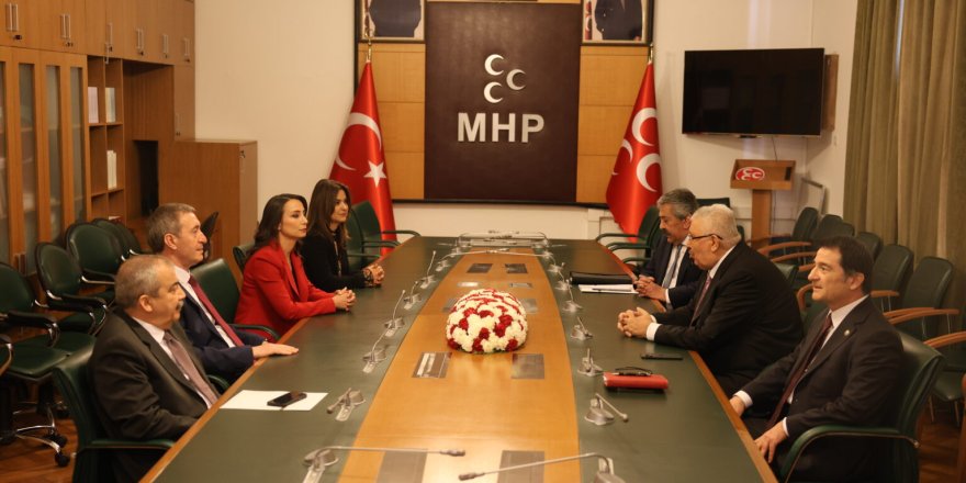 DEM Parti, MHP'yi ziyaret etti: Çok faydalı bir görüşme