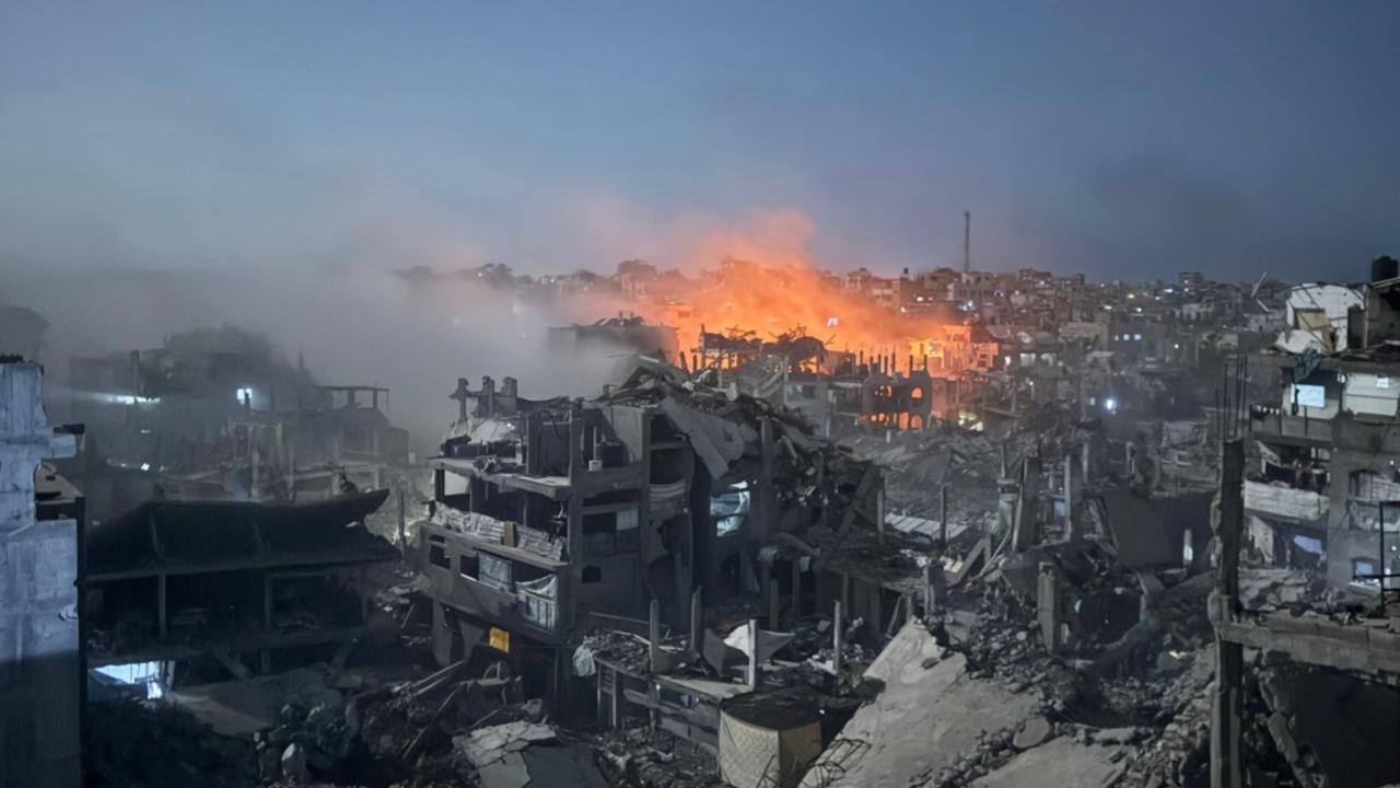 Katil İsrail'den Gazze'ye son 24 saatte 160 hava saldırısı