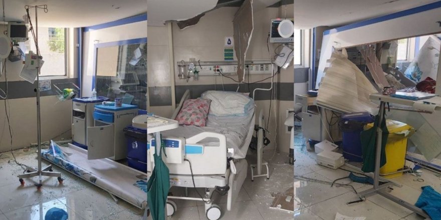 Siyonist teröristler, İran'da hastane binasını hedef aldı