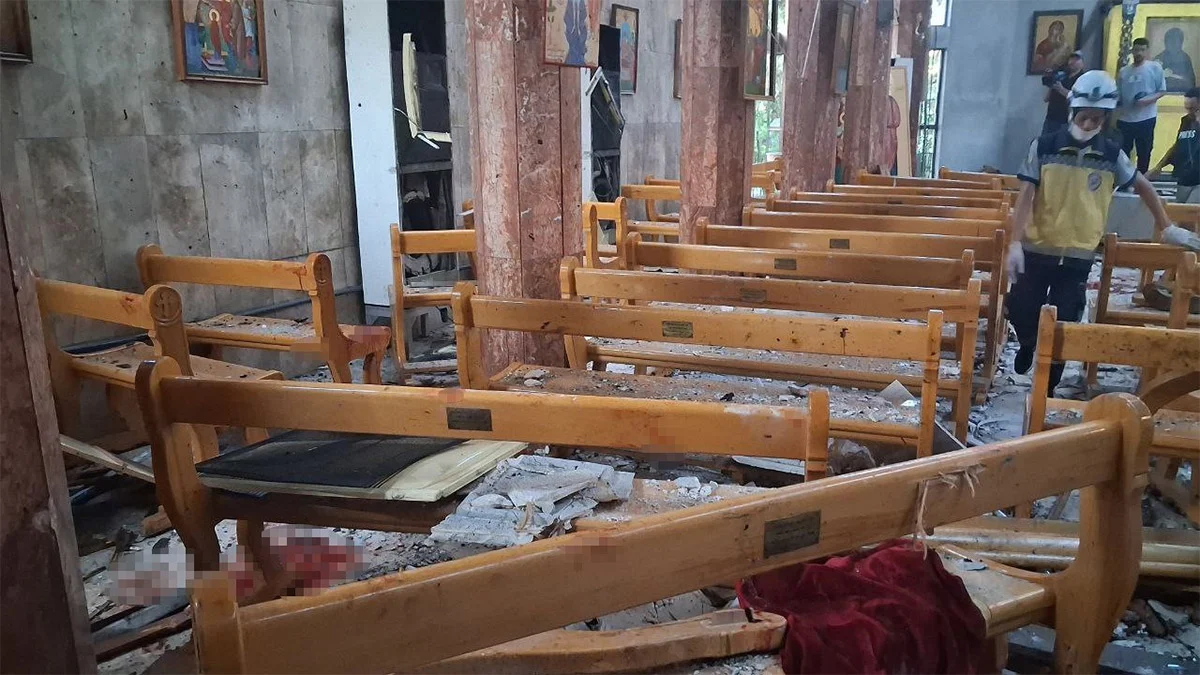Şam'da kilisede patlama! Çok sayıda kişi hayatını kaybetti