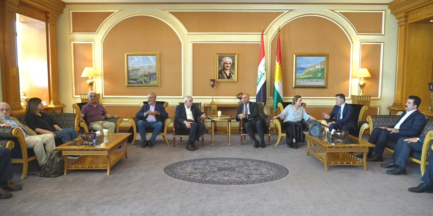 Silah bırakma töreni için DEM Parti heyeti Erbil’de
