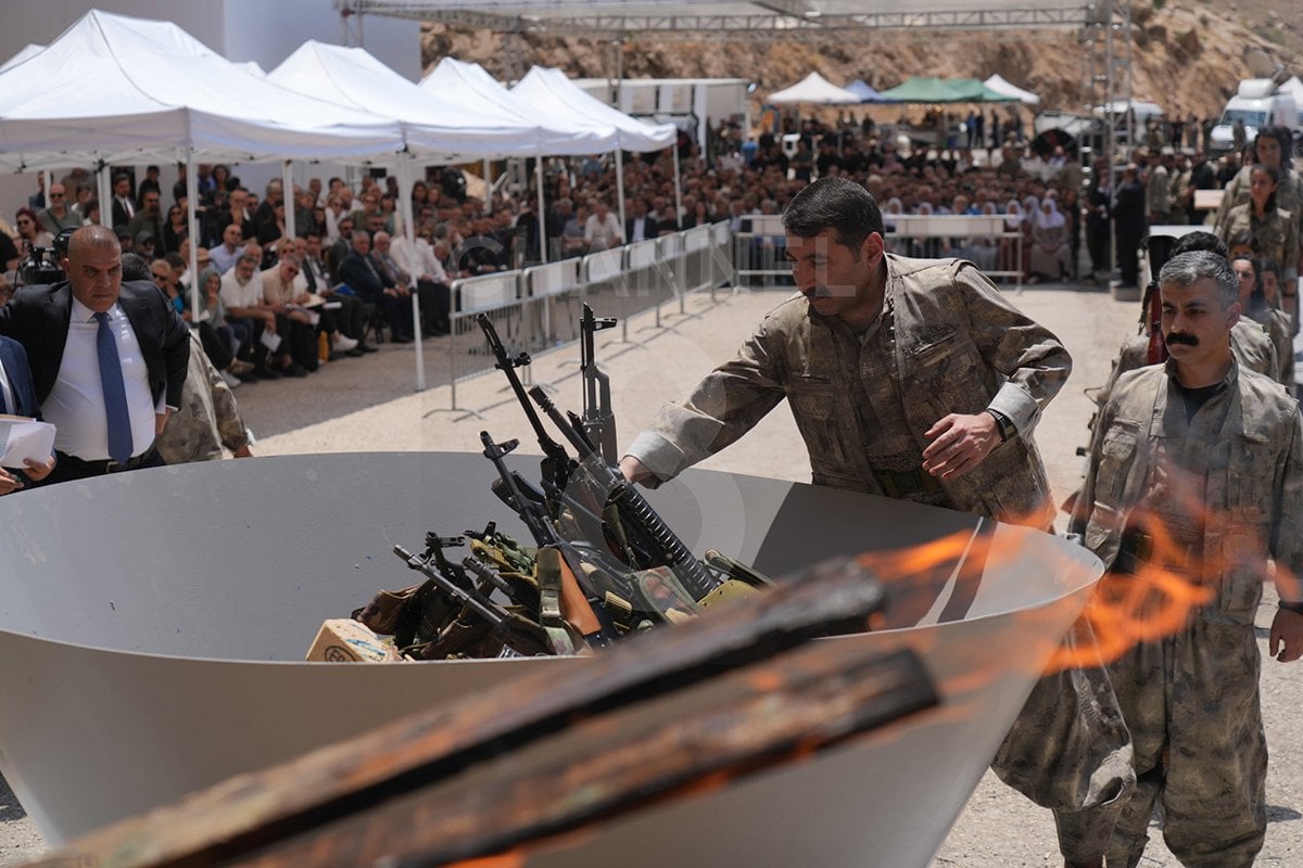 PKK'lı ilk grup silah bıraktı
