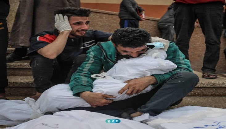 Soykırımcı İsrail Bir Günde 85 Filistinliyi Şehit Etti