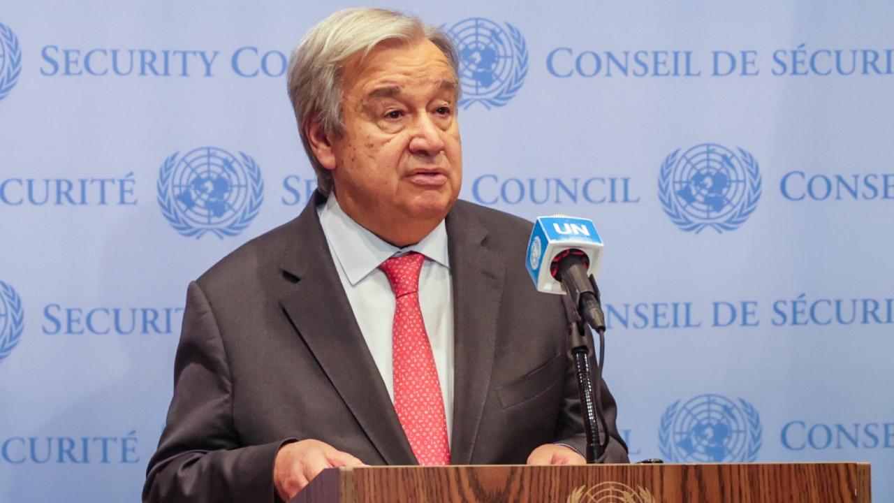 Guterres, İsrail'e Batı Şeria'daki işgal planını durdurma çağrısını yineledi