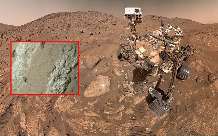 NASA: Mars'ta bulunan leopar benekli kaya, gezegendeki en net yaşam belirtisi olabilir