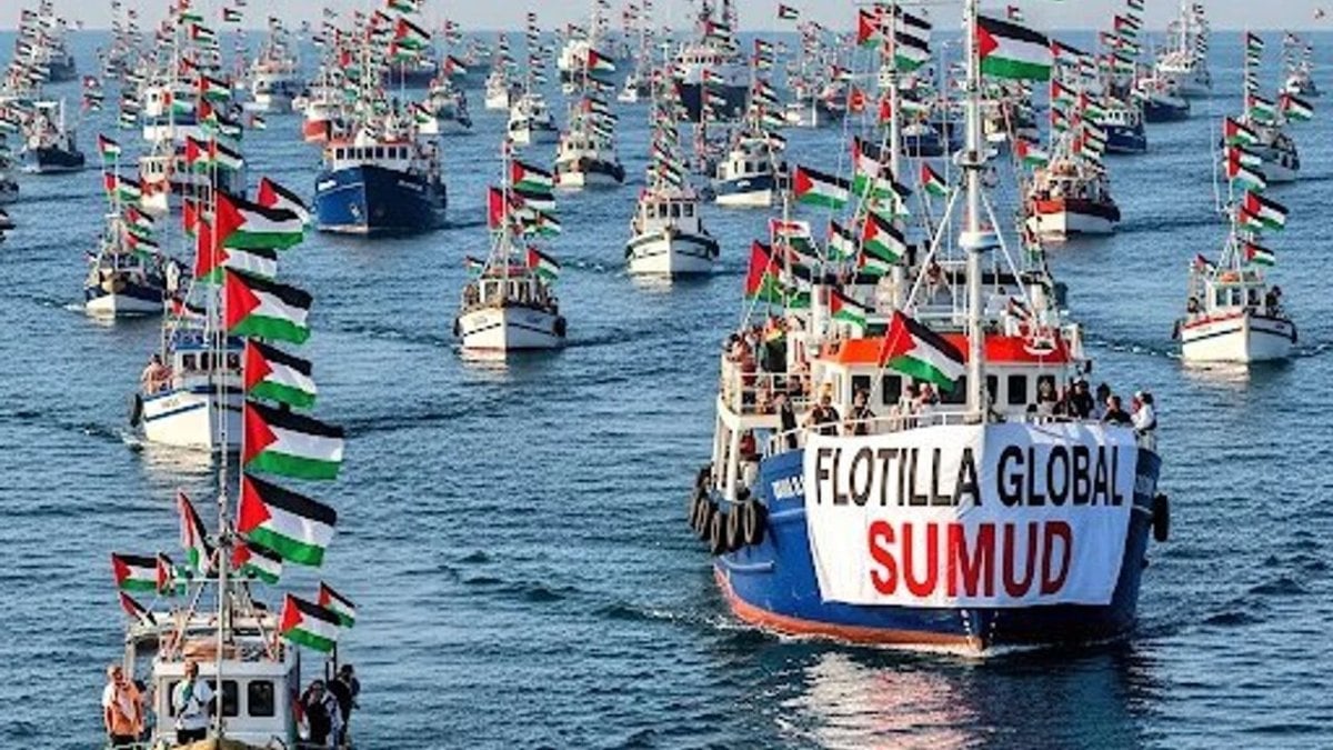 Küresel Sumud Filosu Gazze’ye 4 günlük mesafede