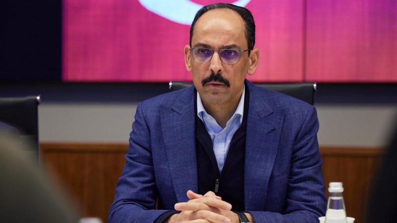 Kalın, Hamas heyetiyle görüştü