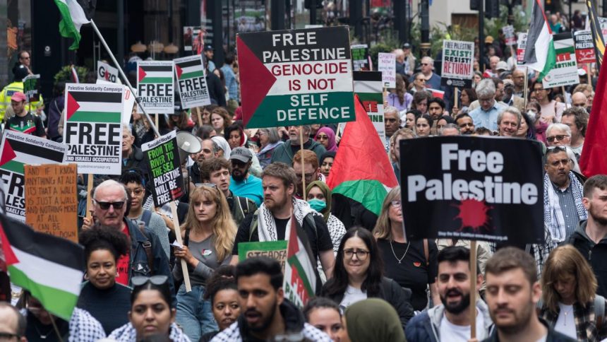 Avrupa’da Filistin Protestosu