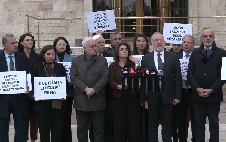 DEM Parti: Suriye'nin toprak bütünlüğünü tartışan yok, Halep’te SDG yok