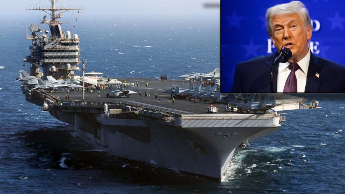 Trump'tan İran'a tehdit: O yöne giden büyük bir filomuz var