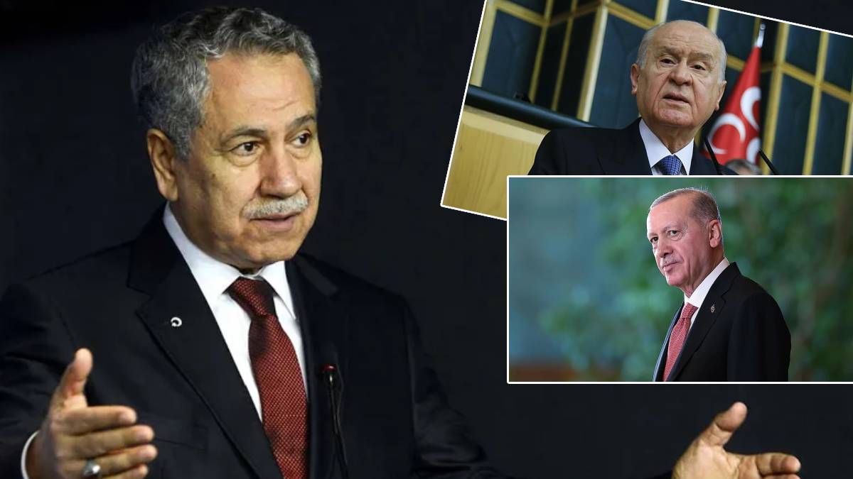 Arınç'tan Bahçeli'ye 'Demirtaş ve Öcalan' desteği: Erdoğan daha az adil değildir