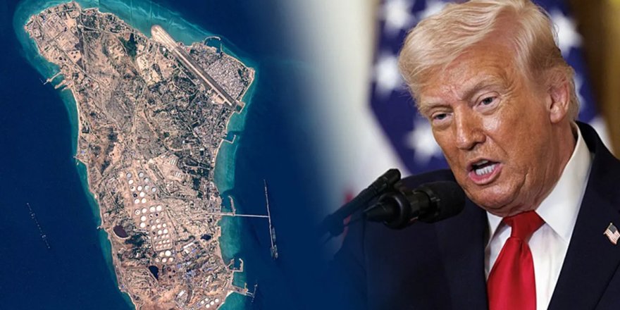 Haydut Trump'tan yeni tehdit"Hürmüz açılmazsa Hark Adası'nı yok ederiz"
