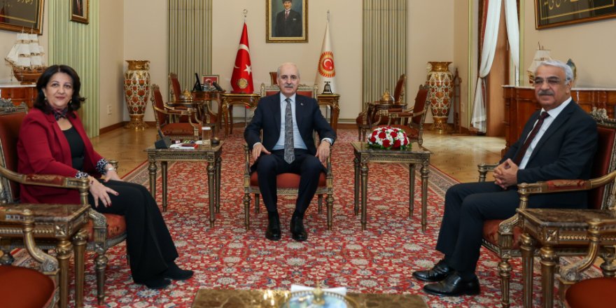Kurtulmuş, DEM Parti heyetini kabul etti