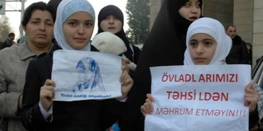 Azerbaycan’ın başörtüsü yasağına tepkiler büyüyor