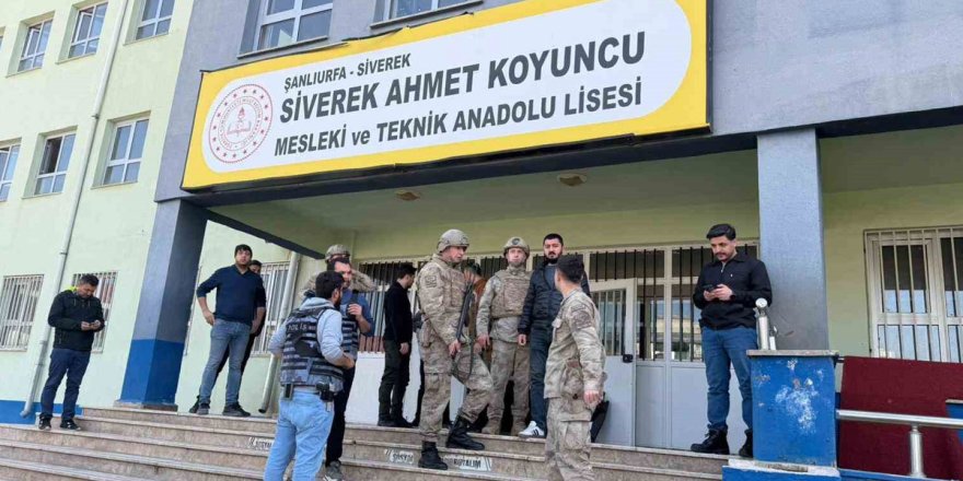 Şanlıurfa'da lisede silahlı saldırı: 13 yaralı