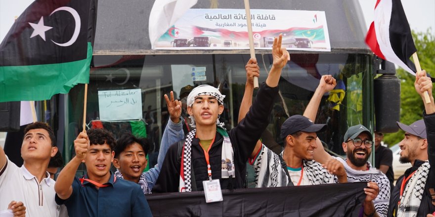 Sumud Kara Konvoyu Libya’dan Gazze’ye doğru yola çıktı