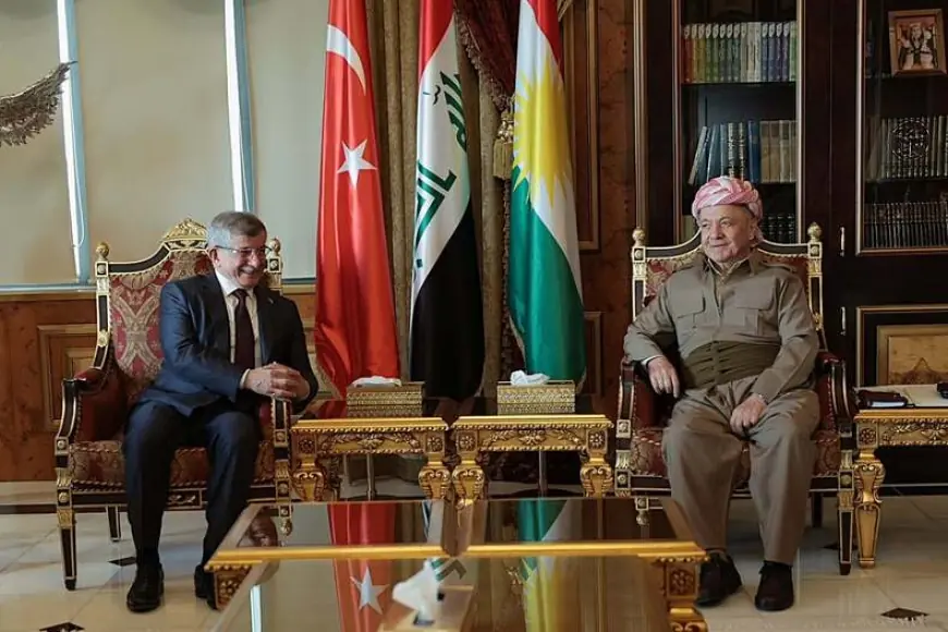 Başkan Barzani, Ahmet Davutoğlu ile Bölgesel Gelişmeleri Görüştü