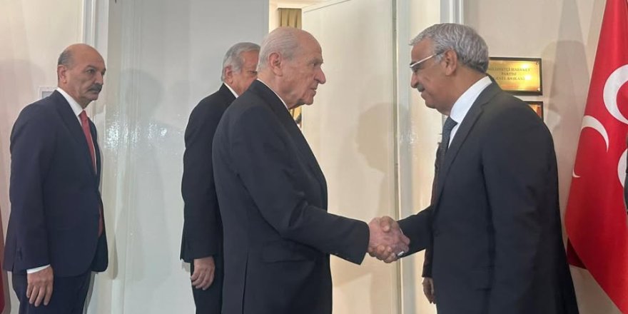 DEM heyeti, MHP lideri Bahçeli ile görüştü