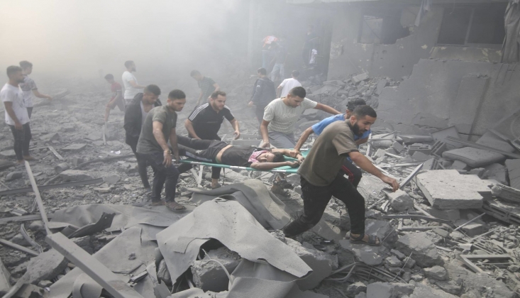 Siyonist Rejimin Katliamında 198. Gün; Refah'ta İki Evi Bombaladı