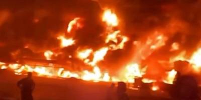 Erbil'de rafineride büyük yangın!