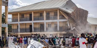 Nijerya'da okul çöktü: 12 ölü