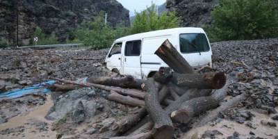 Erzurum'da sağanak sonrası sel