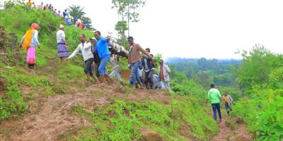 Etiyopya'da meydana gelen heyelanda 23 kişi öldü