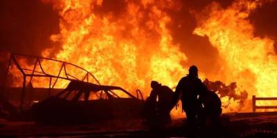 Benzin istasyonunda patlama: 2’si çocuk 10 ölü