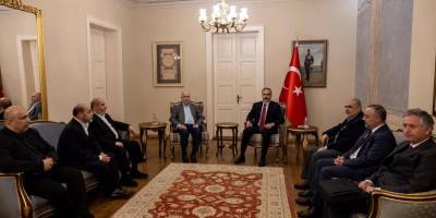 Hakan Fidan Hamas üyelerini kabul etti