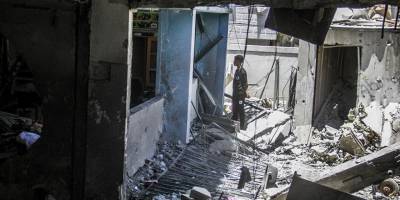 Katil İsrail Gazze'de sığınma merkezine saldırdı: 4'ü çocuk 16 sivil şehit oldu