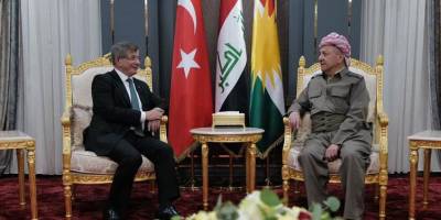Başkan Barzani, Davutoğlu ile bölgenin barış ve güvenliğini görüştü