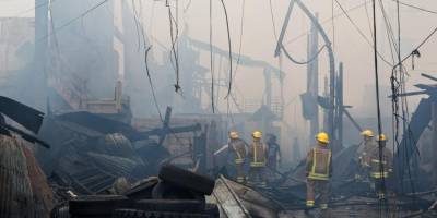 Filipinler'de yangın: En az 2 bin aile evsiz kaldı