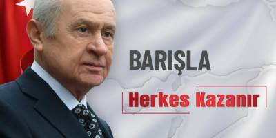 MHP'den "Barışla herkes kazanır" paylaşımı