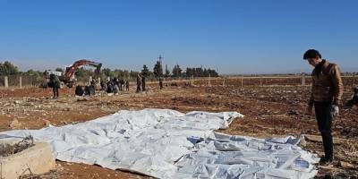 Suriye'nin Hama kentinde toplu mezar bulundu