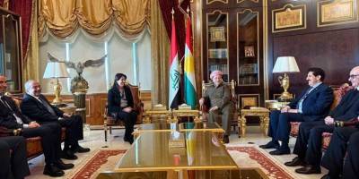 Başkan Barzani ile İmralı Heyeti görüşmesi sona erdi