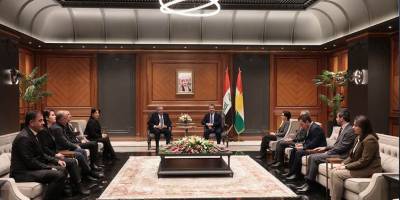 Mesrur Barzani, DEM Parti İmralı heyetini kabul etti