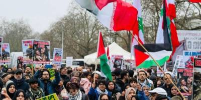 Londra'da Dünya Kudüs Günü yürüyüşü gerçekleştirildi