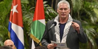 Küba lideri Canel'den Siyonistlere ve ABD'ye "Gazze tepkisi"