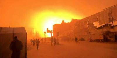 Katil İsrail ordusu, Gazze'deki El-Ehli Baptist Hastanesi'ni vurdu