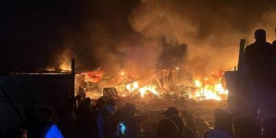 Siyonist İsrail Yine Çadırları Bombaladı
