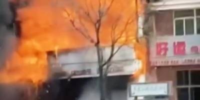 Çin'de restoran yangını: 22 ölü