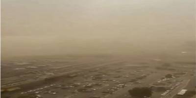 Katil İsrail Felaketlerle Boğuşuyor; Alışılmadık Kum Fırtınası