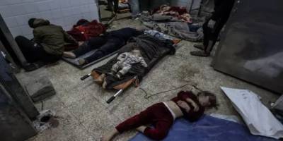 Katil İsrail Yine Bir Okulu Bombaladı; 22 Şehit